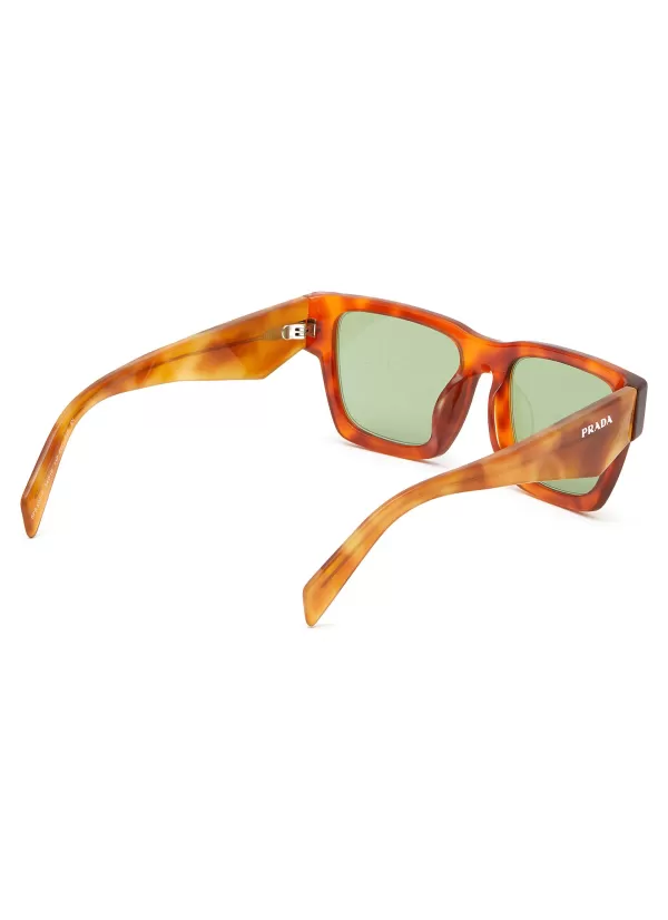 Eyewear>PRADA Acetate Pillow Sunglasses