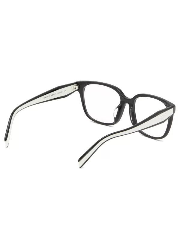 Eyewear>PRADA Acetate Rectangle Optical Glasses