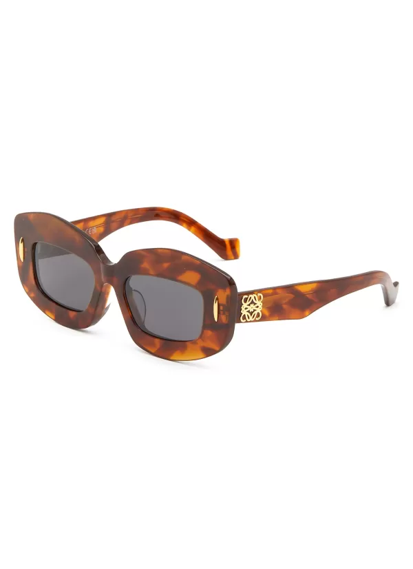 Eyewear>LOEWE Acetate Rectangle Sunglasses