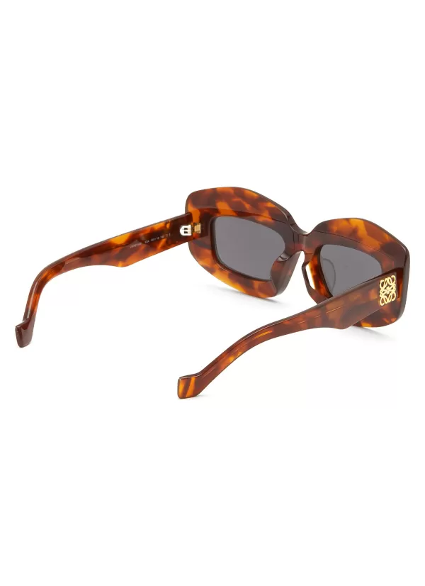 Eyewear>LOEWE Acetate Rectangle Sunglasses