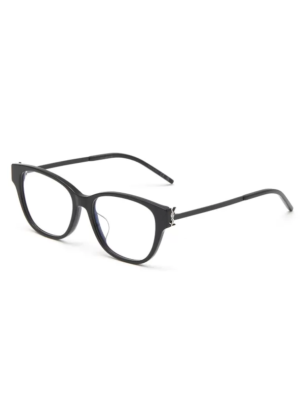 Eyewear>SAINT LAURENT Acetate Round Optical Glasses