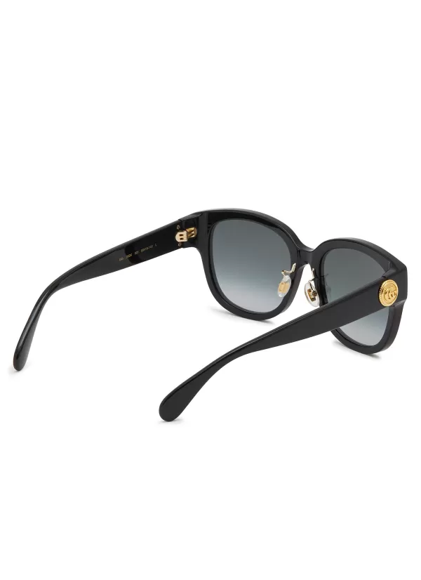 Eyewear>GUCCI Acetate Round Sunglasses