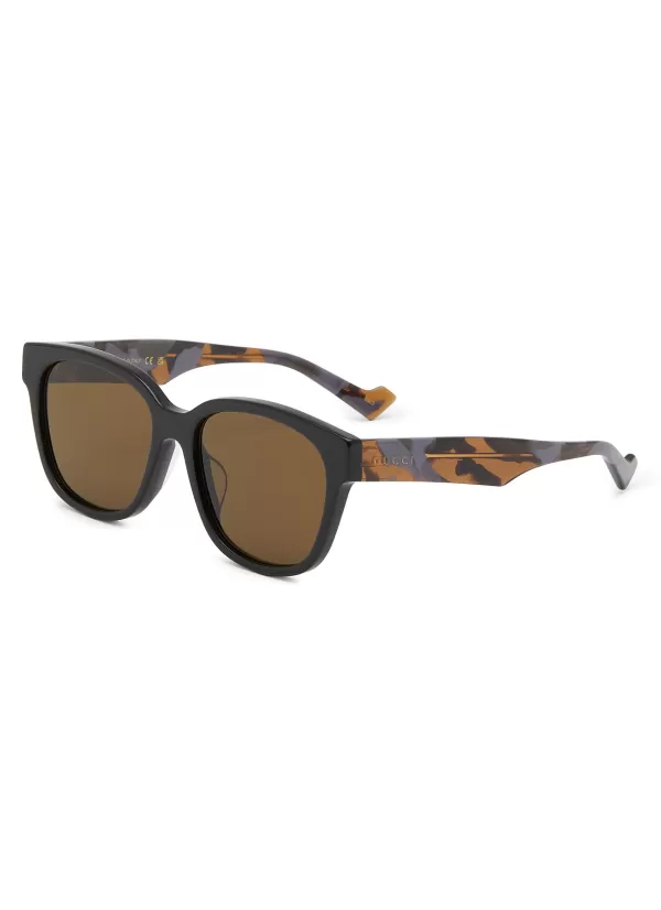 Eyewear>GUCCI Acetate Square Sunglasses