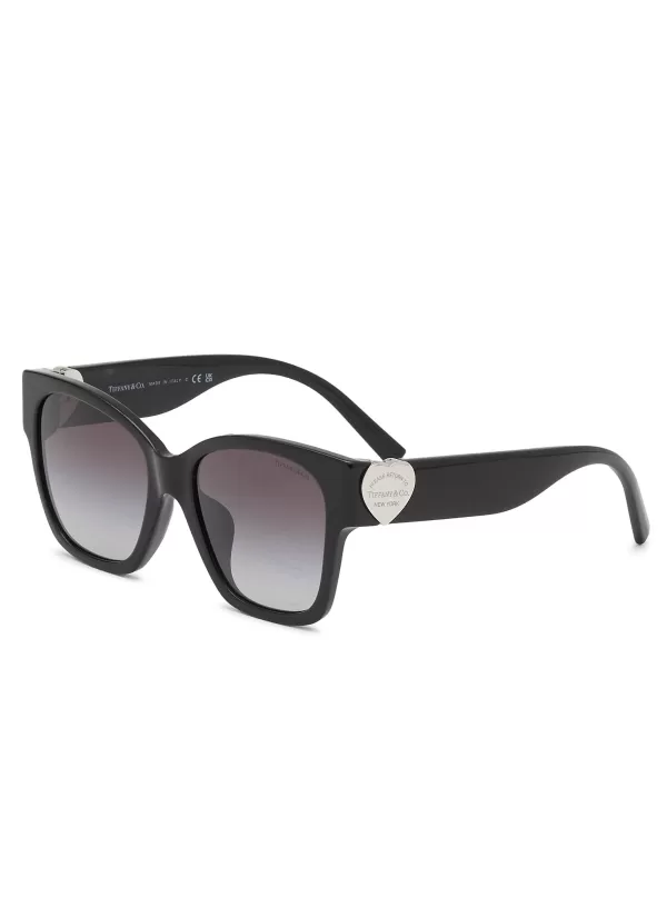 Eyewear>TIFFANY Acetate Square Sunglasses