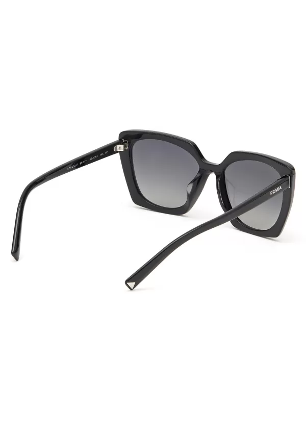 Eyewear>PRADA Acetate Square Sunglasses