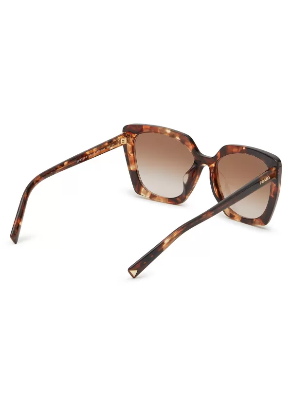 Eyewear>PRADA Acetate Square Sunglasses