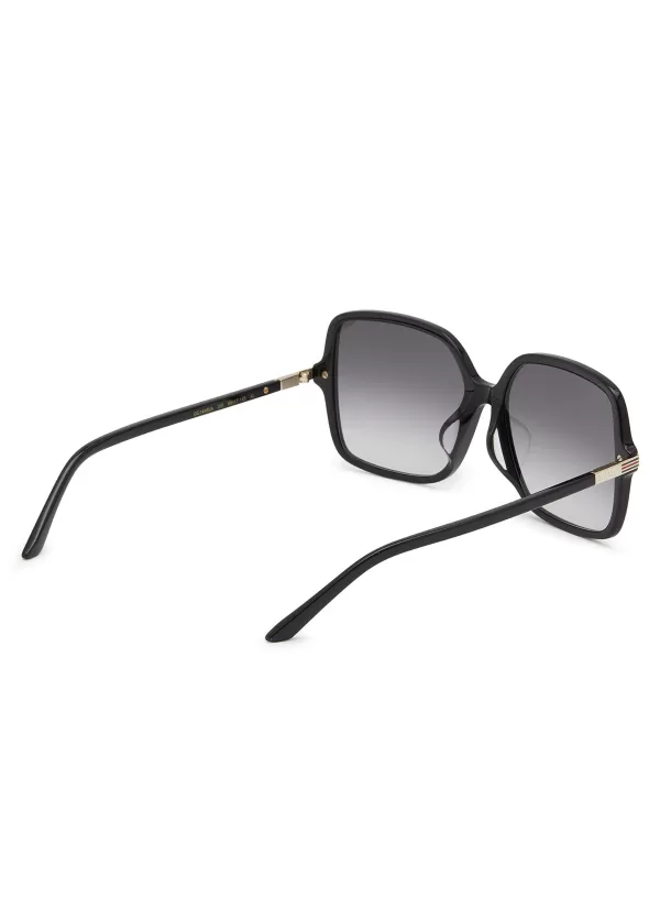 Eyewear>GUCCI Acetate Square Sunglasses