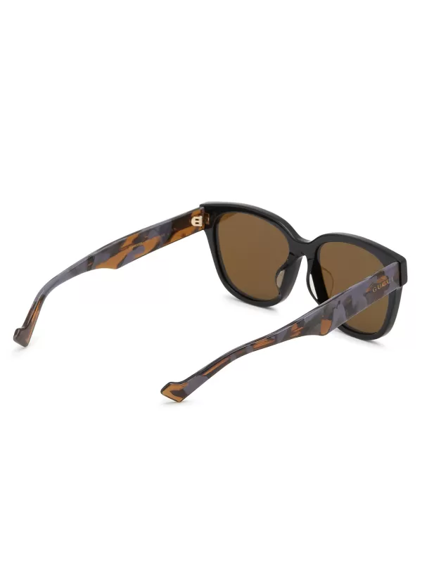 Eyewear>GUCCI Acetate Square Sunglasses