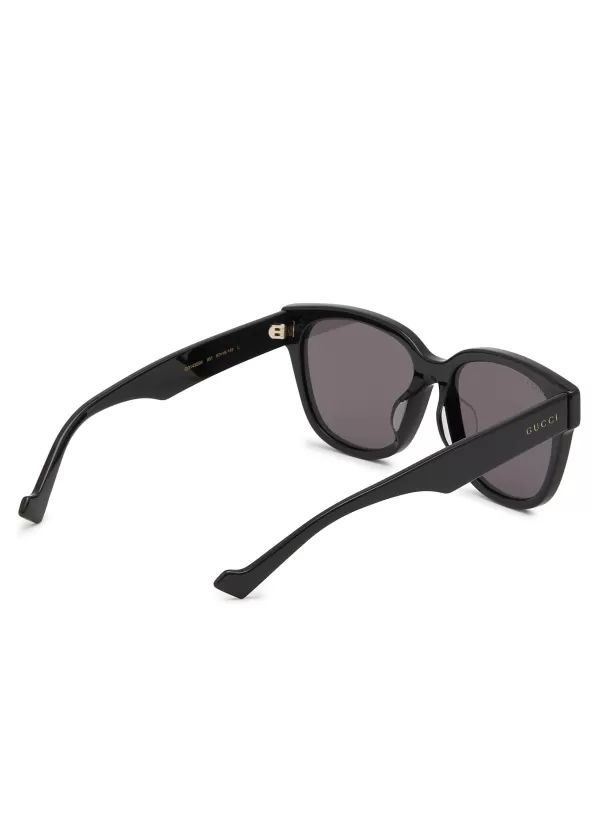 Eyewear>GUCCI Acetate Square Sunglasses