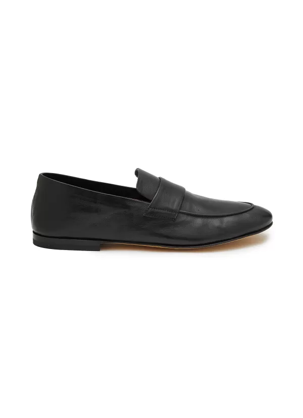 Flats>OFFICINE CREATIVE Airto 001 Leather Penny Loafers