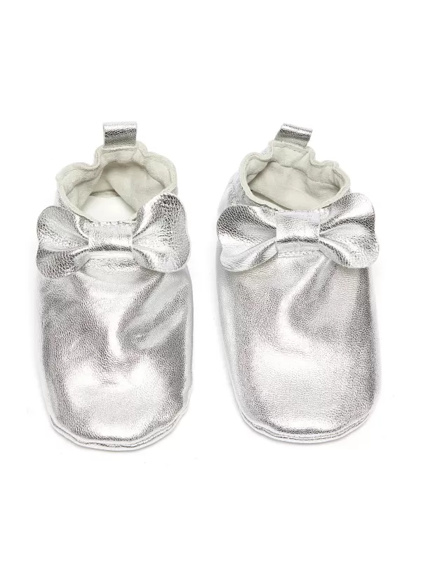 Shoes>PATT'TOUCH Alice' Bow Detail Elastic Collar Infant Leather Slippers