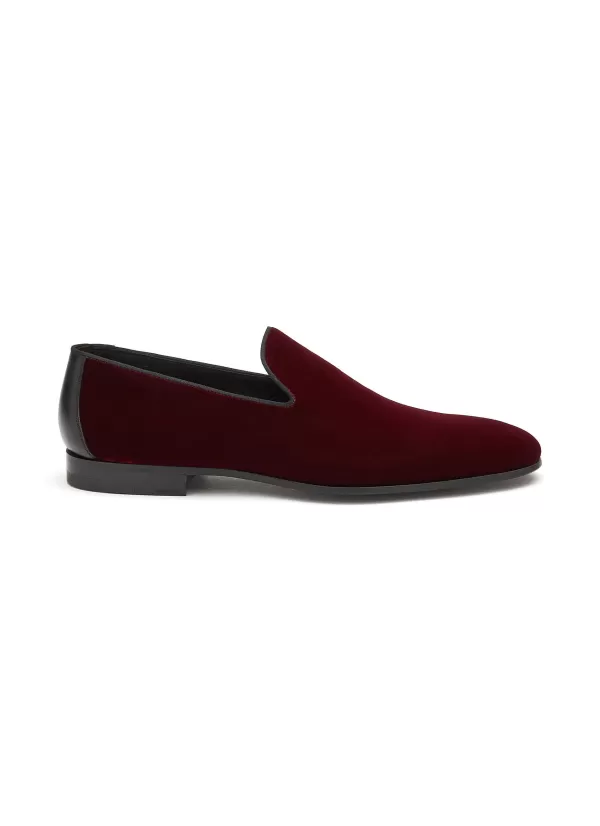 Slides>MAGNANNI Altea' Apron Toe Suede Loafers