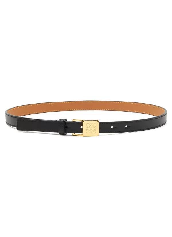 Belts>LOEWE Amazona' Anagram Padlock Leather Belt