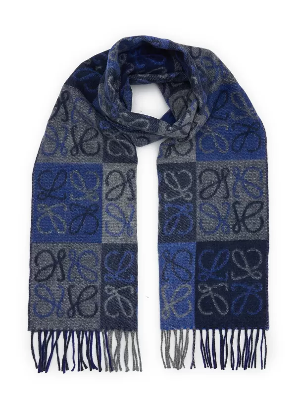 Scarves>LOEWE Anagram Cashmere Blend Scarf