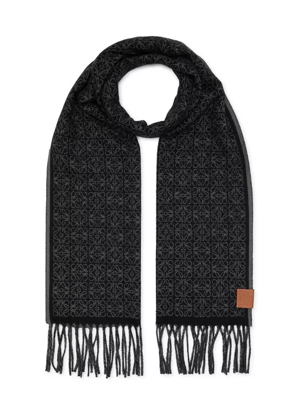 Scarves>LOEWE Anagram Cashmere Scarf