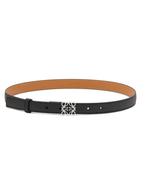 Belts>LOEWE Anagram Grained Leather Belt