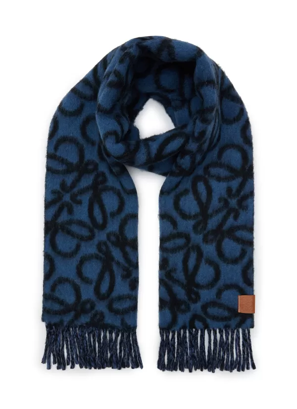 Scarves & Wraps>LOEWE Anagram Wool Scarf