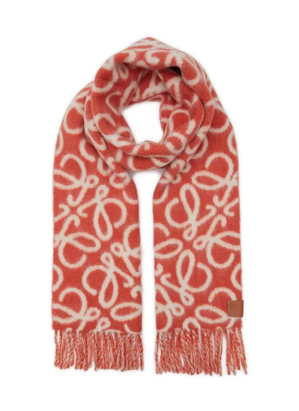 Scarves & Wraps>LOEWE Anagram Wool Scarf