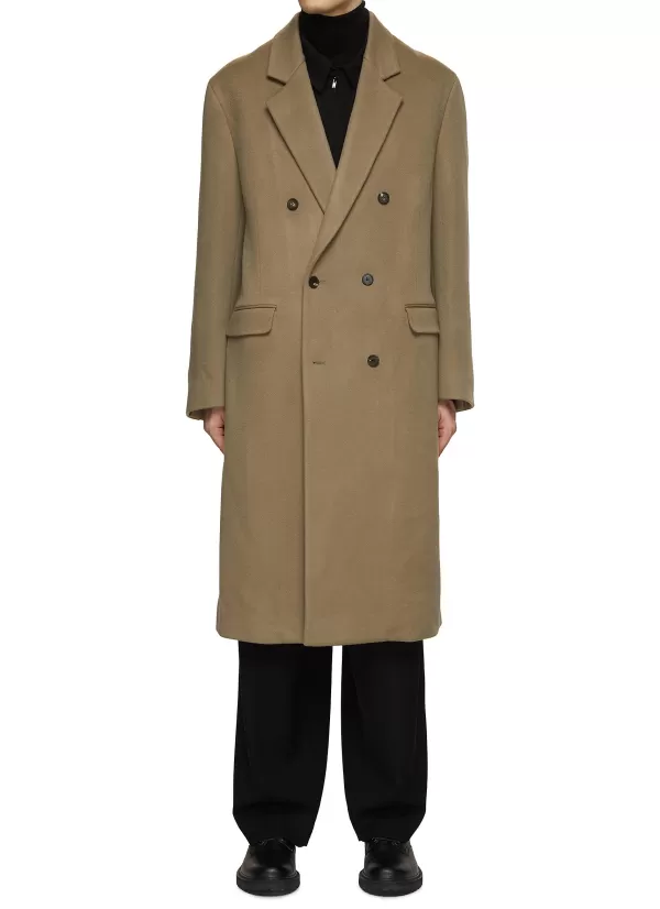 Coats>THE ROW Anders Double Breasted Cashmere Coat