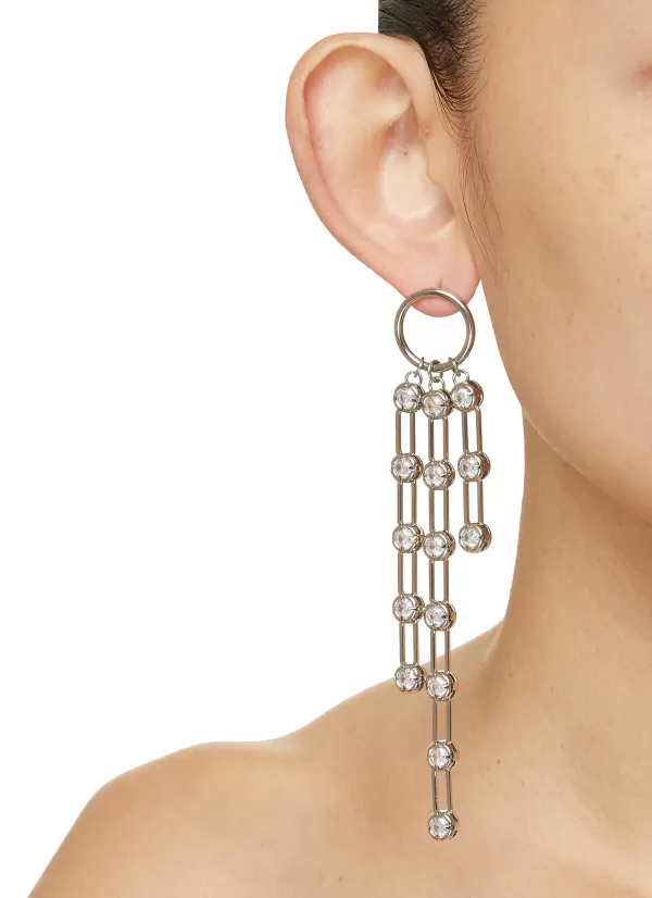 Fashion Jewellery>JUSTINE CLENQUET Angie Palladium Plated Earrings