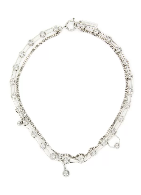 Fashion Jewellery>JUSTINE CLENQUET Angie Palladium Plated Necklace