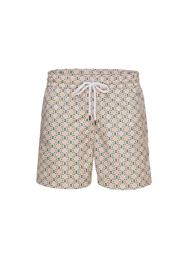 Swimwear>FRESCOBOL CARIOCA Angra Deco Print Swim Trunks