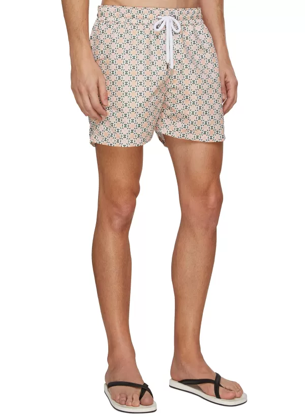 Swimwear>FRESCOBOL CARIOCA Angra Deco Print Swim Trunks