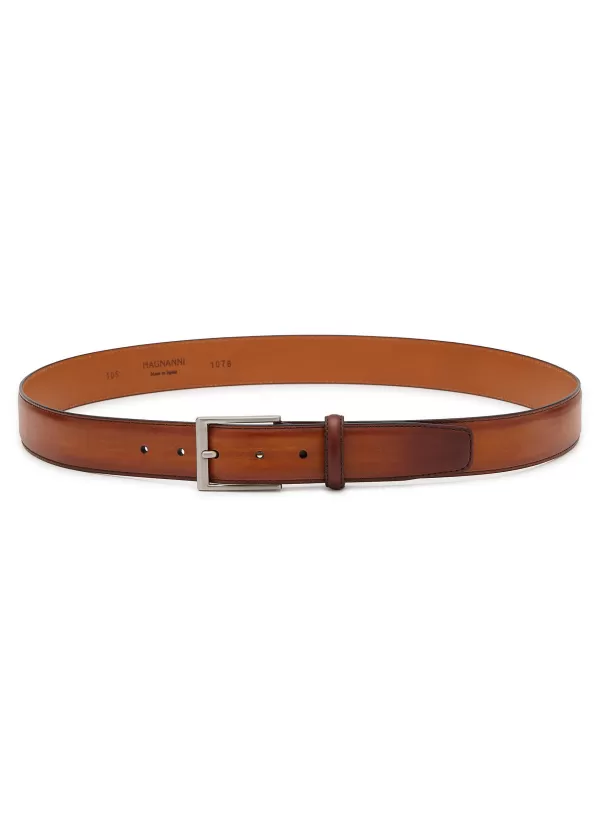 Belts>MAGNANNI Arcade' Leather Belt