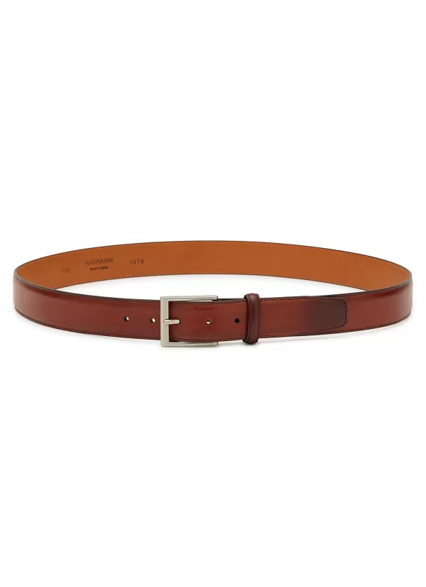 Belts>MAGNANNI Arcade' Medium Leather Belt