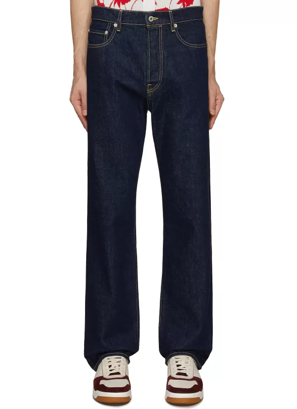 Pants>KENZO Asagao Straight Leg Jeans