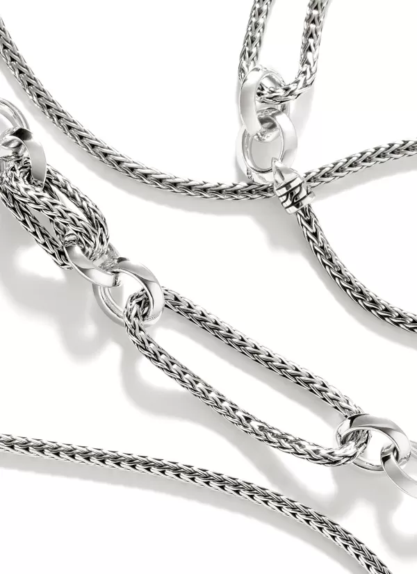 Fine Jewellery>JOHN HARDY Asli Classic Chain Sterling Silver Sautoir Necklace — Size 36
