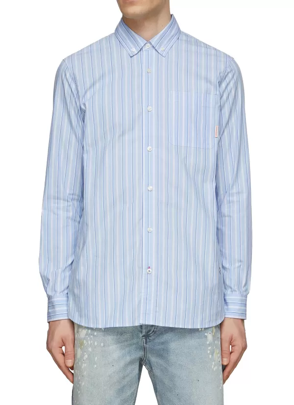 Shirts>SCOTCH & SODA Back Artwork Stripe Shirt