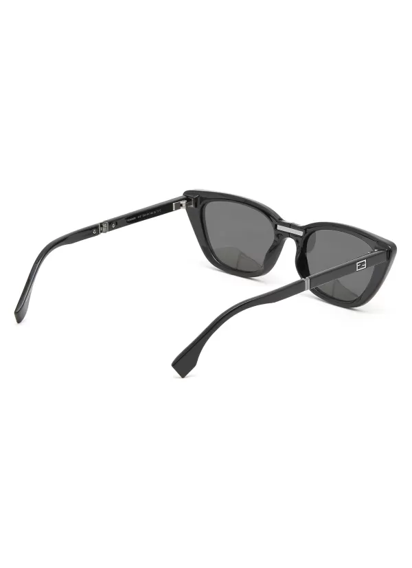 Eyewear>FENDI Baguette Anniversary Acetate Cateye Sunglasses