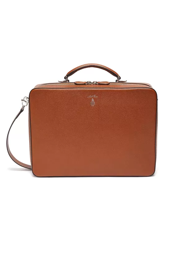 Briefcases>MARK CROSS Baker Brief' In Leather