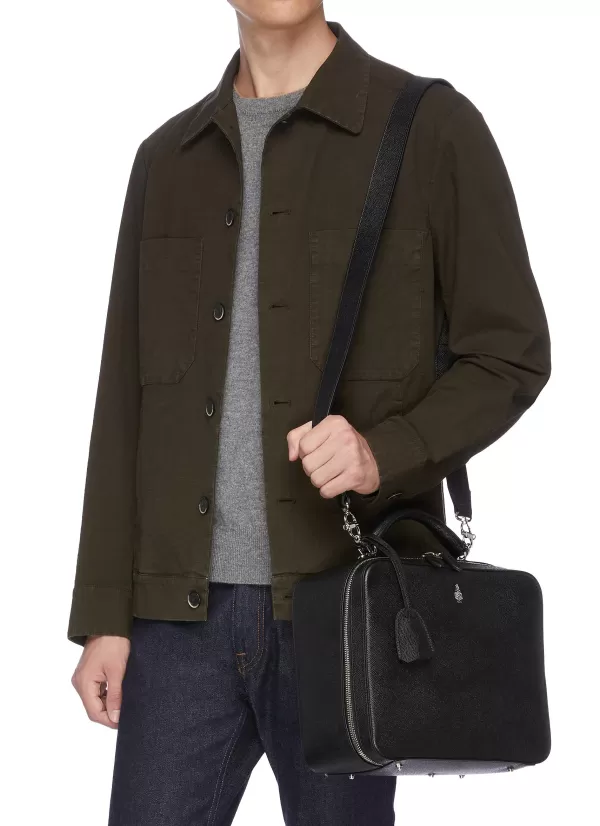 Shoulder Bags>MARK CROSS Baker Messenger' Bag In Leather