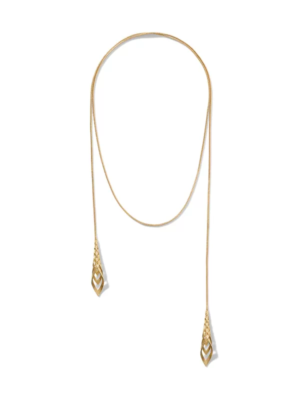 Fine Jewellery>JOHN HARDY Bamboo 18K Gold Chain Wrap Necklace — Size 45