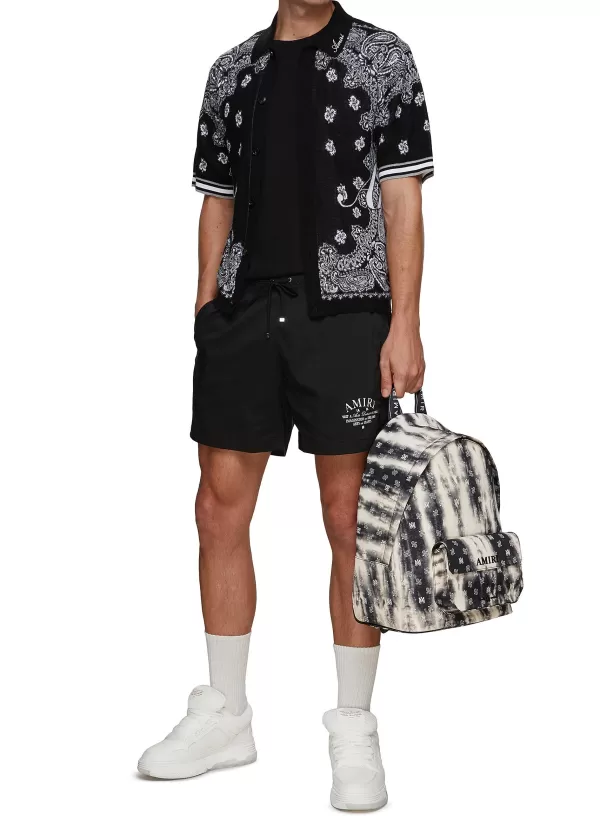 Polos>AMIRI Bandana Polo Shirt