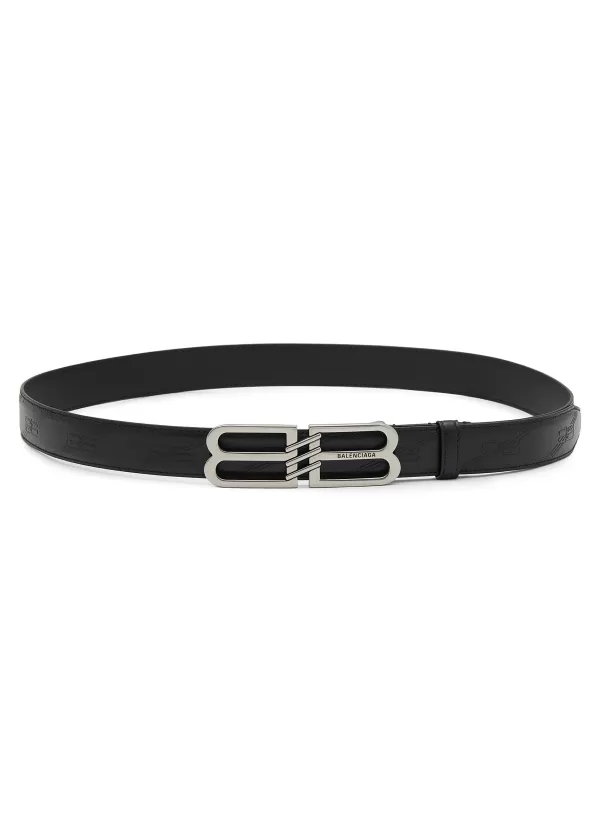 Belts>BALENCIAGA Bb Logo Signature Belt