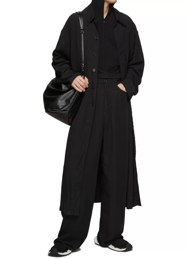 Coats>BALENCIAGA Belted Long Coat