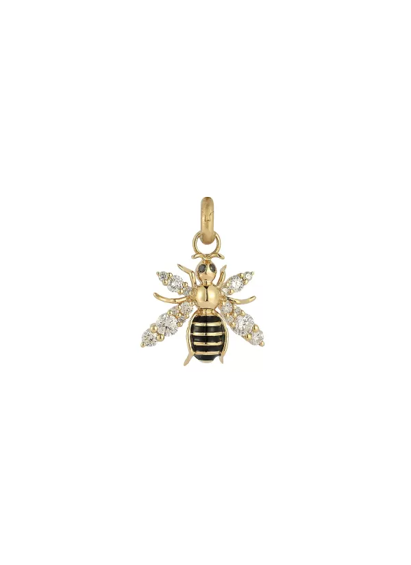 Fine Jewellery>STORROW JEWELRY Betty Bee 14K Gold Diamond Charm