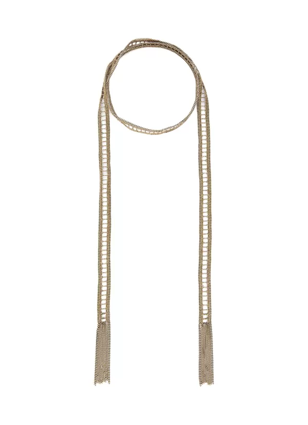 Fashion Jewellery>MARIE LAURE CHAMOREL Bi-Colour Brass Necklace