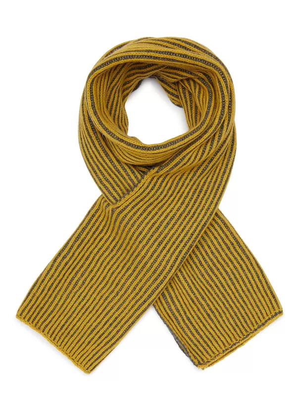 Scarves & Wraps>JOVENS Bi-Colour Stripe Cuff Scarf