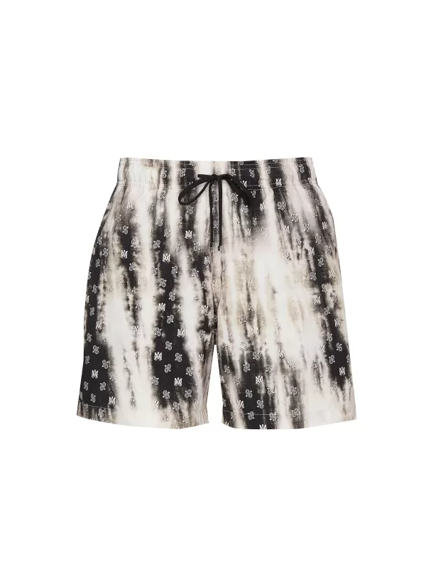 Swimwear>AMIRI Bleached Paisley Swim Shorts