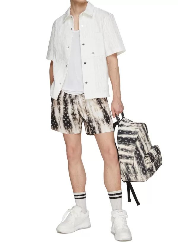 Swimwear>AMIRI Bleached Paisley Swim Shorts