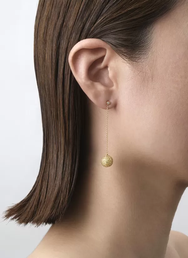 Fine Jewellery>MIO HARUTAKA Bonbon 18K Rose Gold Yellow Sapphire Single Drop Earring