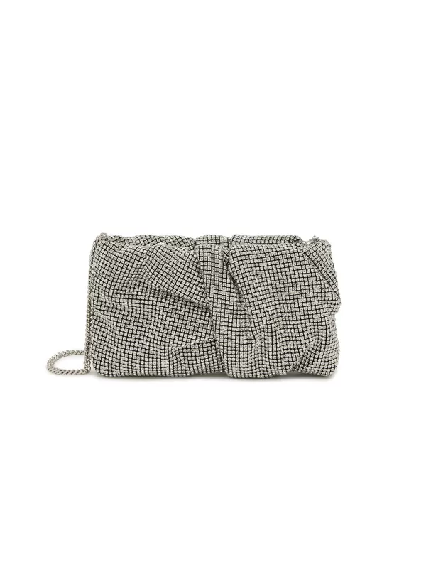 Clutch Bags>JIMMY CHOO Bonny Crystal Mesh Clutch