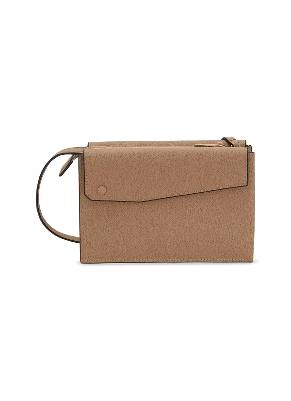 Crossbody>VALEXTRA Borsa Trio Leather Crossbody Bag