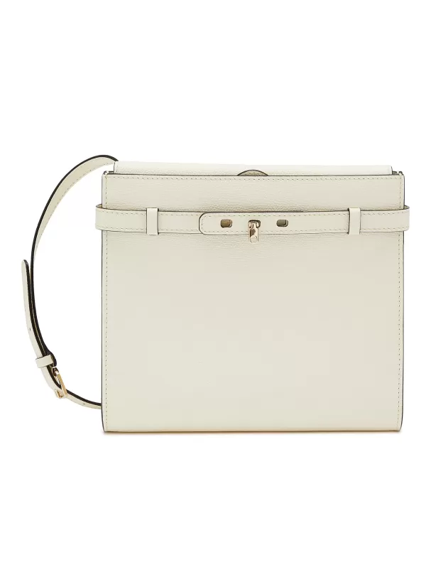 Crossbody>VALEXTRA Brera B-Tracollina Leather Crossbody Bag