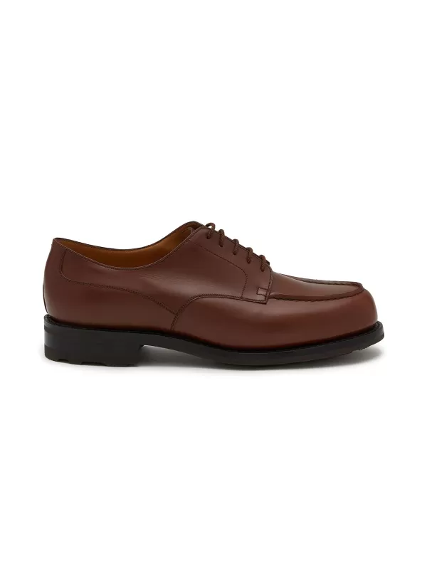 Flats>J.M. WESTON Brown Golf Derby Shoes