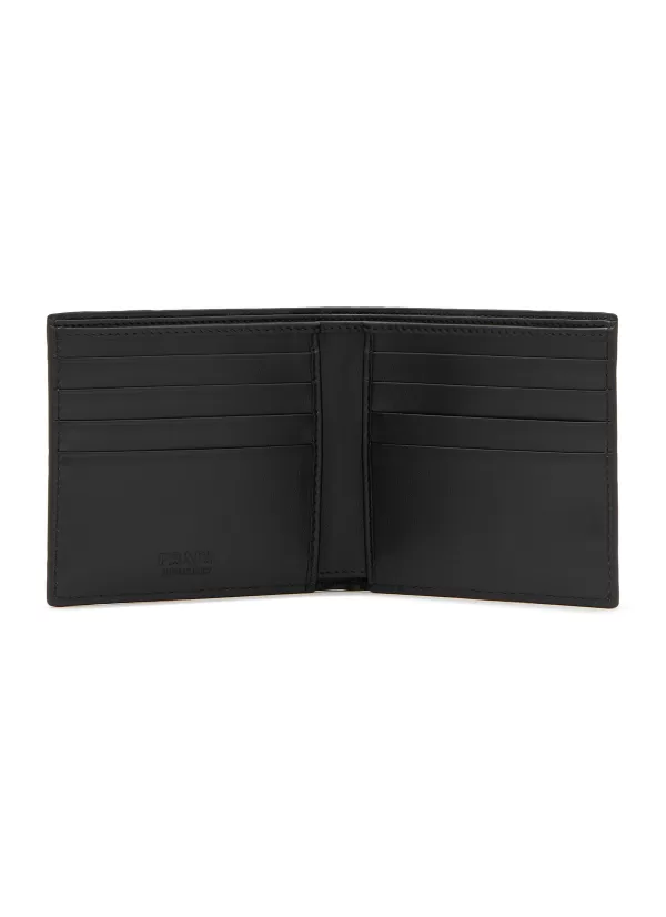 Small Leather Goods>PRADA Brushed Leather Wallet